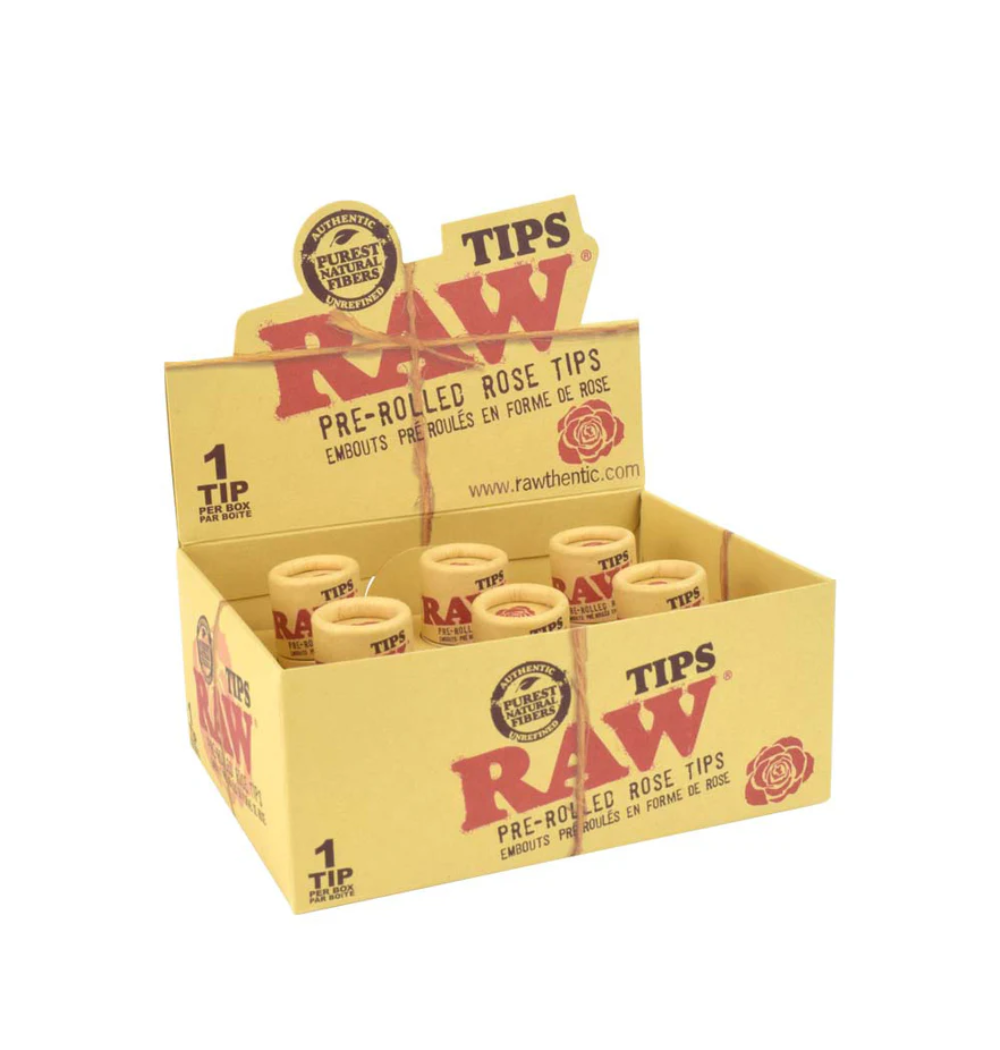 RAW Rose Tip (RED) Pre-Rolled