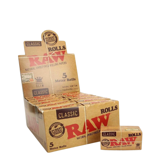RAW Classic King Size Slim Rolls – 5 Meter