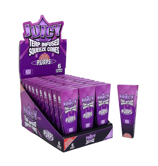 Juicy Purps Terpene Infused Pre-Rolled Cones (1¼ Size)