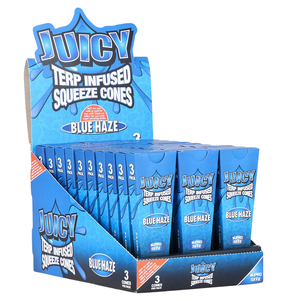Juicy Blue Haze Infused Pre-Rolled Cones - King Size