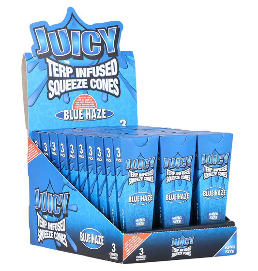 Juicy Blue Haze Infused Pre-Rolled Cones - King Size