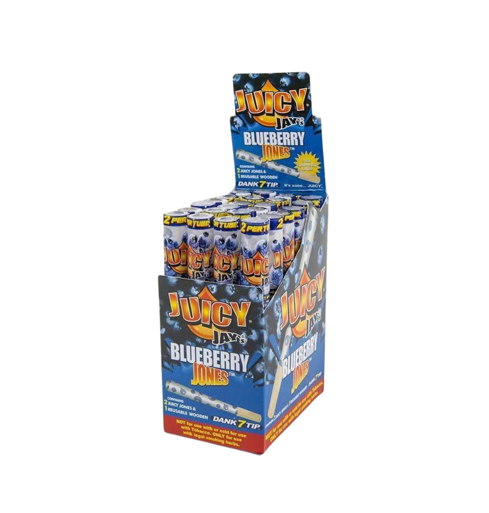 Juicy Jay's Blueberry Jones Flavored Pre Rolled Cones