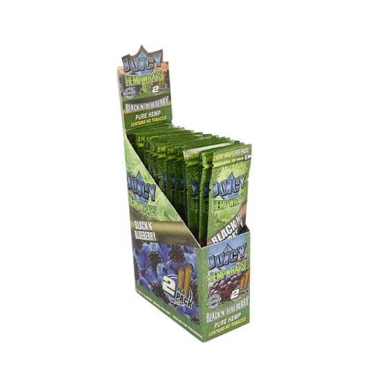 Juicy Hemp Black N Blueberry - Terpene Enhanced Wraps