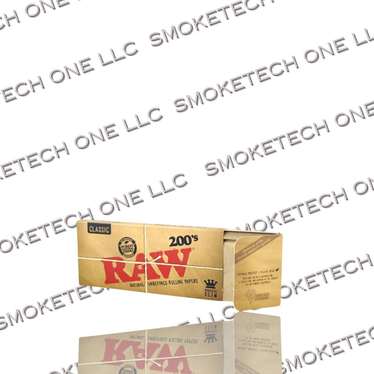 RAW Classic King Size Slim 200'S Rolling Papers (40 PK)