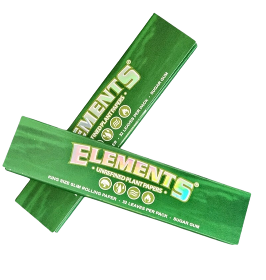 Elements Green 1¼ Size Rolling Papers