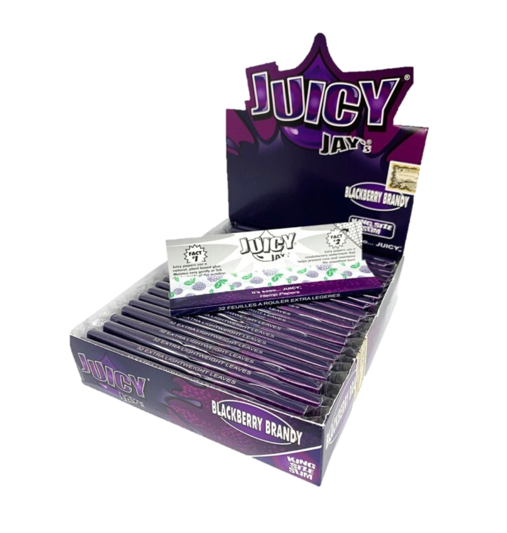 Juicy Jay’s Rolling Papers – Blackberry Brandy– King Size