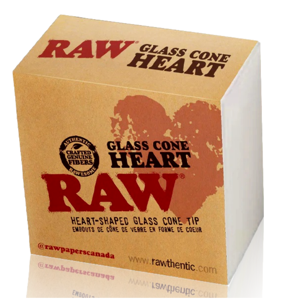 RAW Heart of Glass Cone Holder