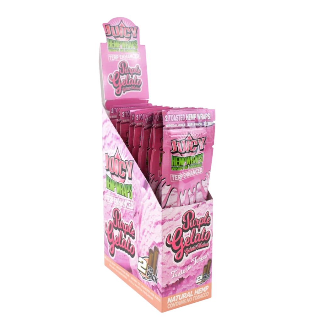 Juicy Hemp Purple Gelato - Terpene Enhanced Wraps
