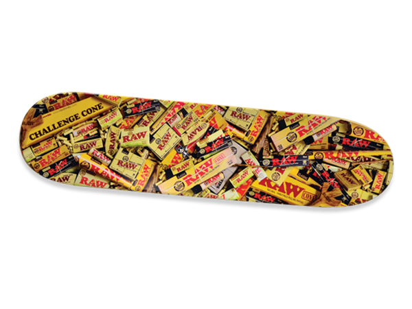 RAW Rainbow Holo-Foil skateboard deck