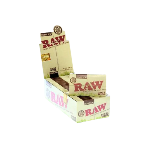 RAW Organic Hemp Single Wide Double Feed