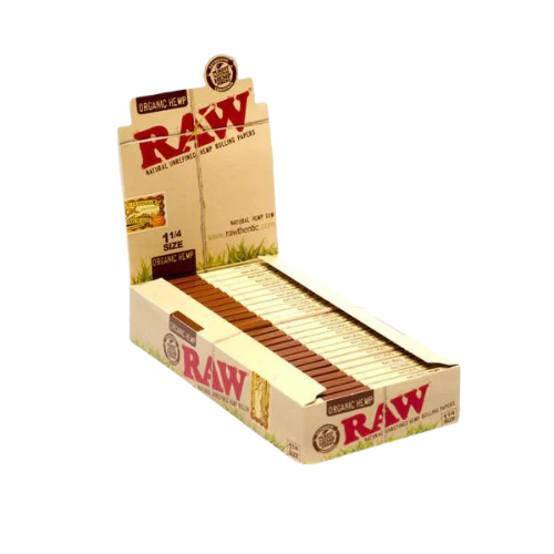 RAW Organic Hemp Rolling Papers 1-1/4 size (50 Papers)