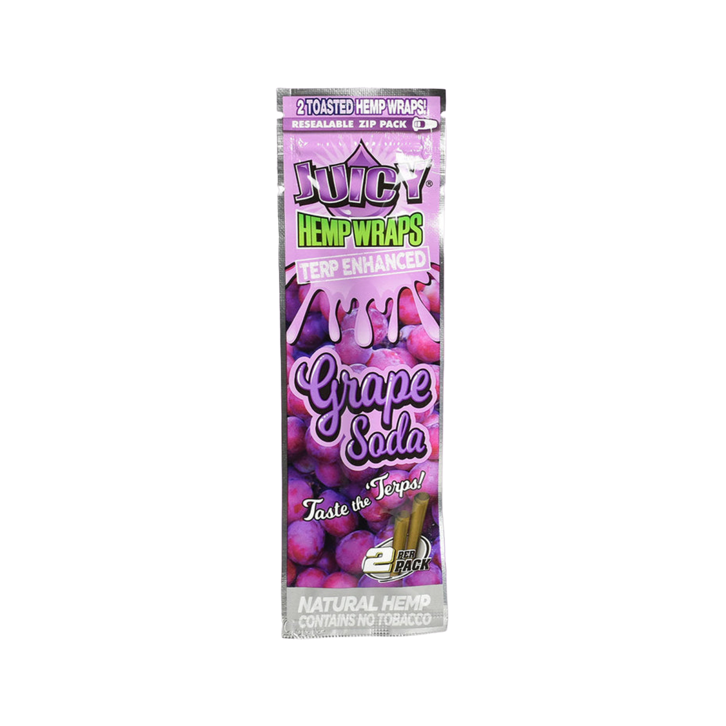 Juicy Hemp Grape Soda - Terpene Enhanced Wraps