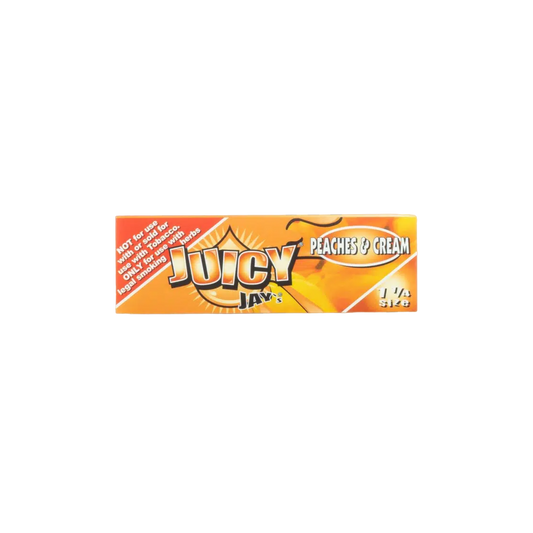Juicy Jay’s Rolling Papers – Peaches N Cream – 1 1/4