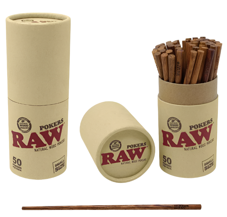 RAW Natural Wood Pokers (Small)