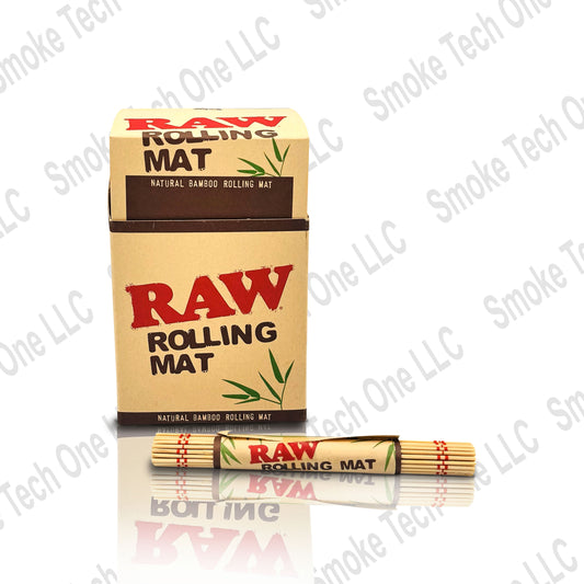 RAW Rolling Mat 'Natural Bamboo '2 Mats' (for use w/ Rolling Papers)