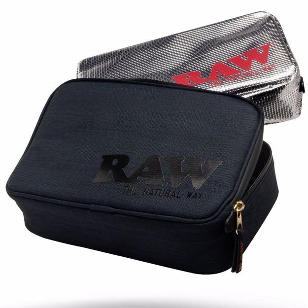 RAW Smell Proof Smokers Pouch (QTR Pounder)