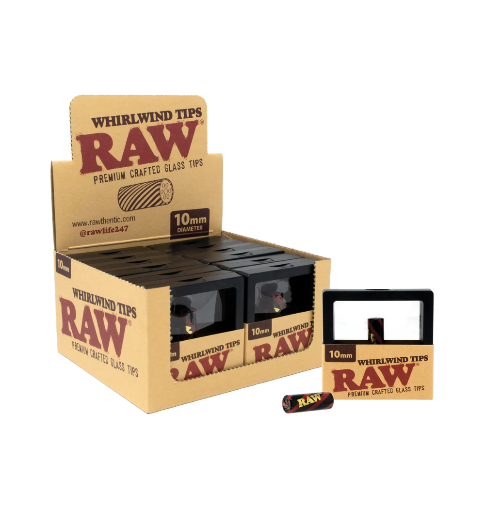 RAW Whirlwind Premium Reusable Glass Tips