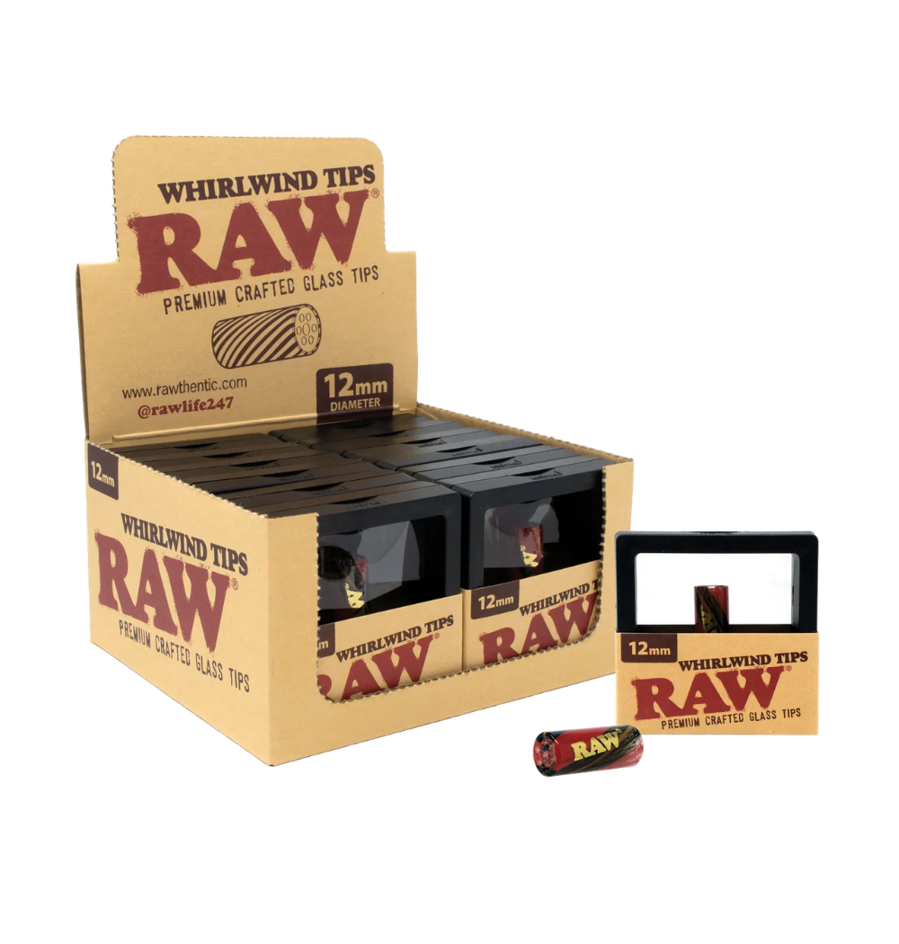 RAW Whirlwind Premium Reusable Glass Tips