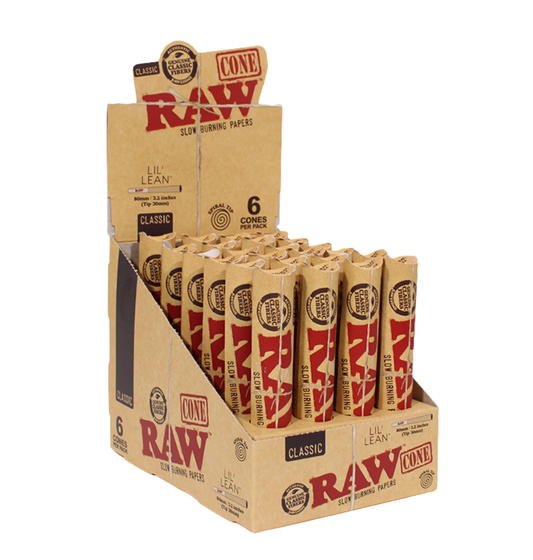 RAW Lil’ Lean Natural Pre-Rolled Cones