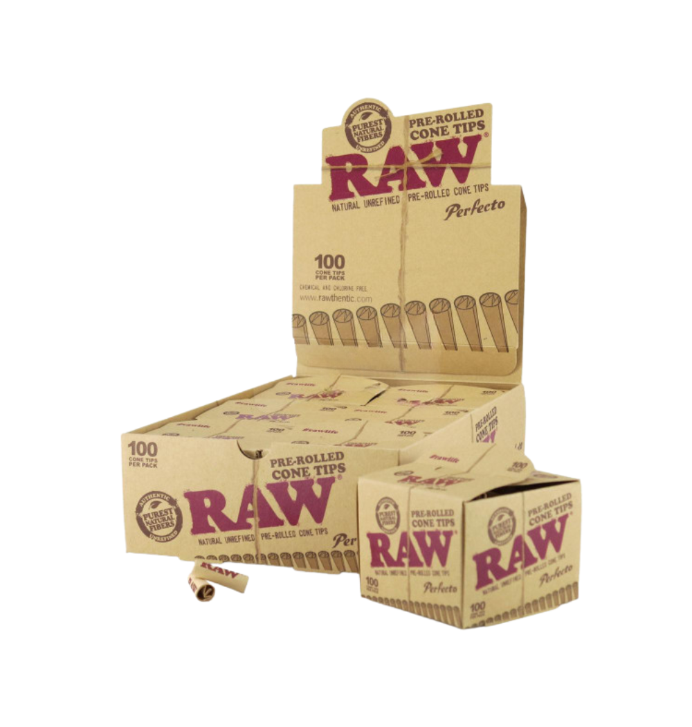RAW Perfecto Cone Tips Pre-Rolled (100 CT)