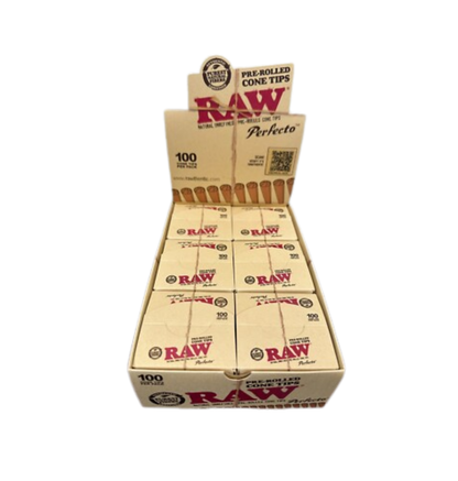 RAW Perfecto Cone Tips Pre-Rolled (100 CT)