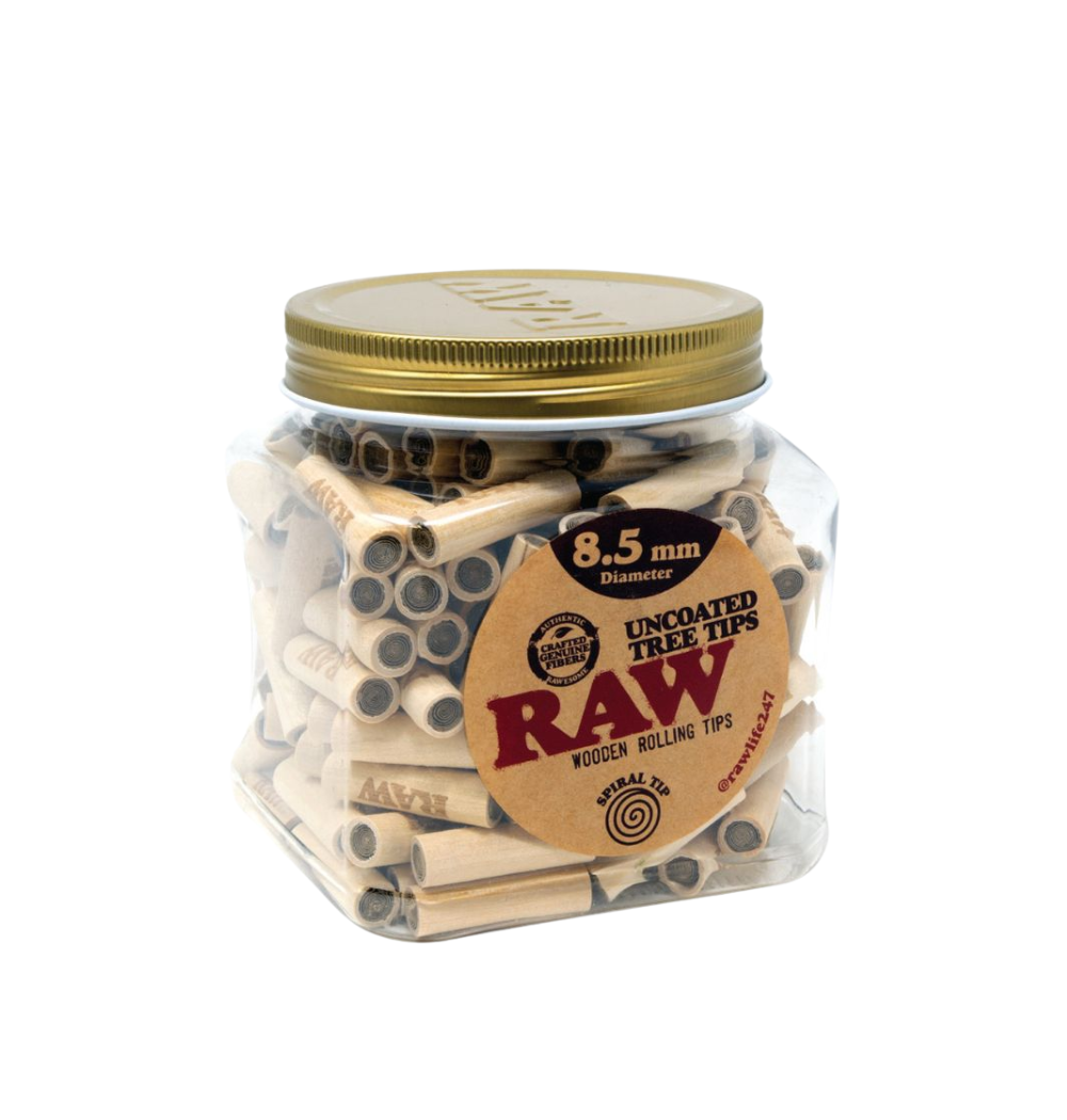 RAW Uncoated Tree Tips Pre-Rolled