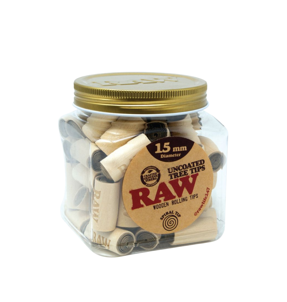 RAW Uncoated Tree Tips Pre-Rolled