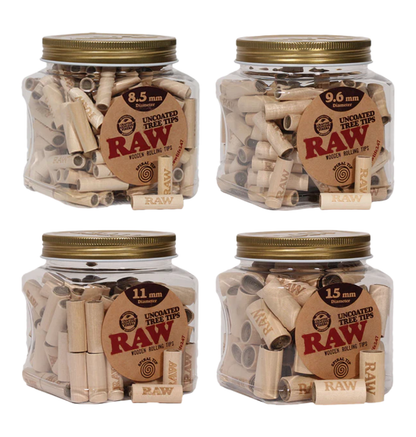 RAW Uncoated Tree Tips Pre-Rolled