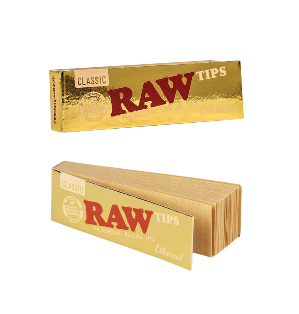 RAW Classic Rolling Tips Ethereal – Box of 50