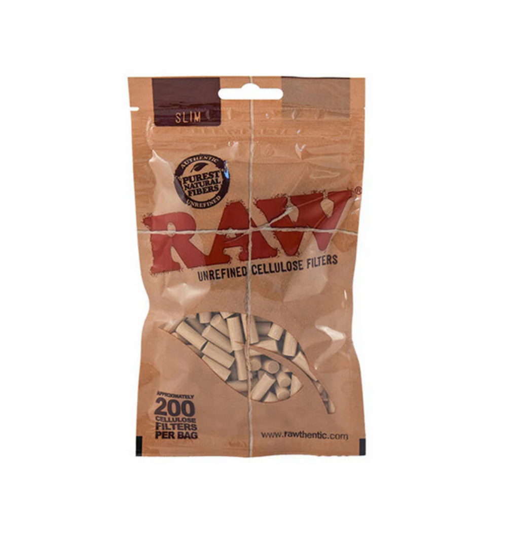 Raw Unrefined Cellulose Filters - 200 bag