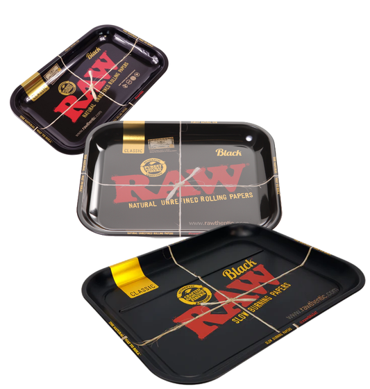 RAW Black Rolling Tray Collection