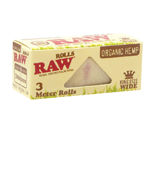 RAW Organic Hemp King Size Wide Roll – 3 Meter