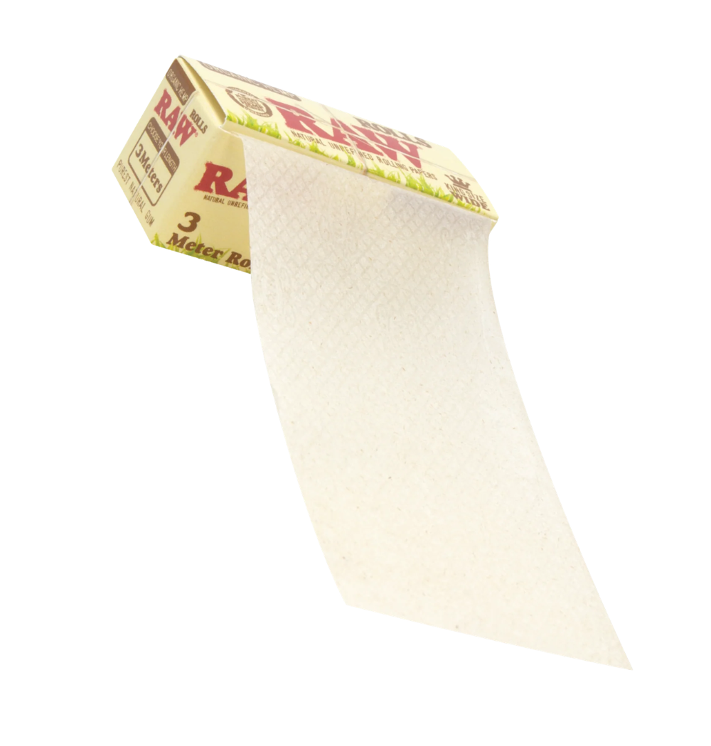 RAW Organic Hemp King Size Wide Roll – 3 Meter