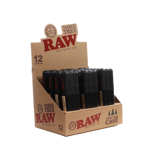 RAW Three Tree Triple Preroll Case (Full Box)