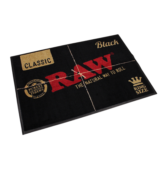 RAW Black Classic Door Mat