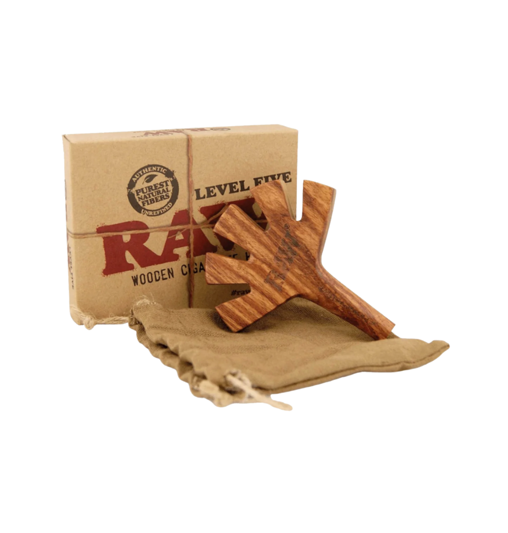 raw level five wooden cigarette holder