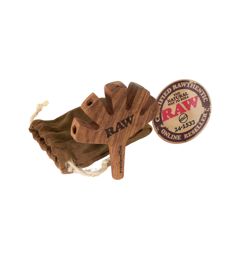 raw level five wooden cigarette holder