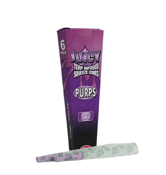Juicy Purps Terpene Infused Pre-Rolled Cones (1¼ Size)