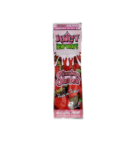 Juicy Hemp Strawberry Fields - Terpene Enhanced Wraps