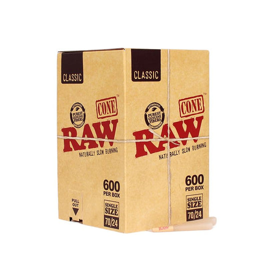 RAW Cones Single Size 70/24 (600 CT)