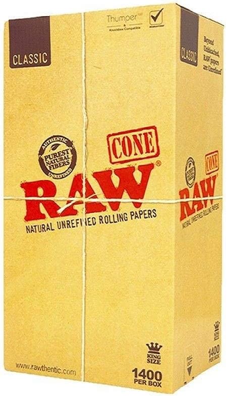 RAW Pre-Rolled Cone 1400 Pack (King Size)