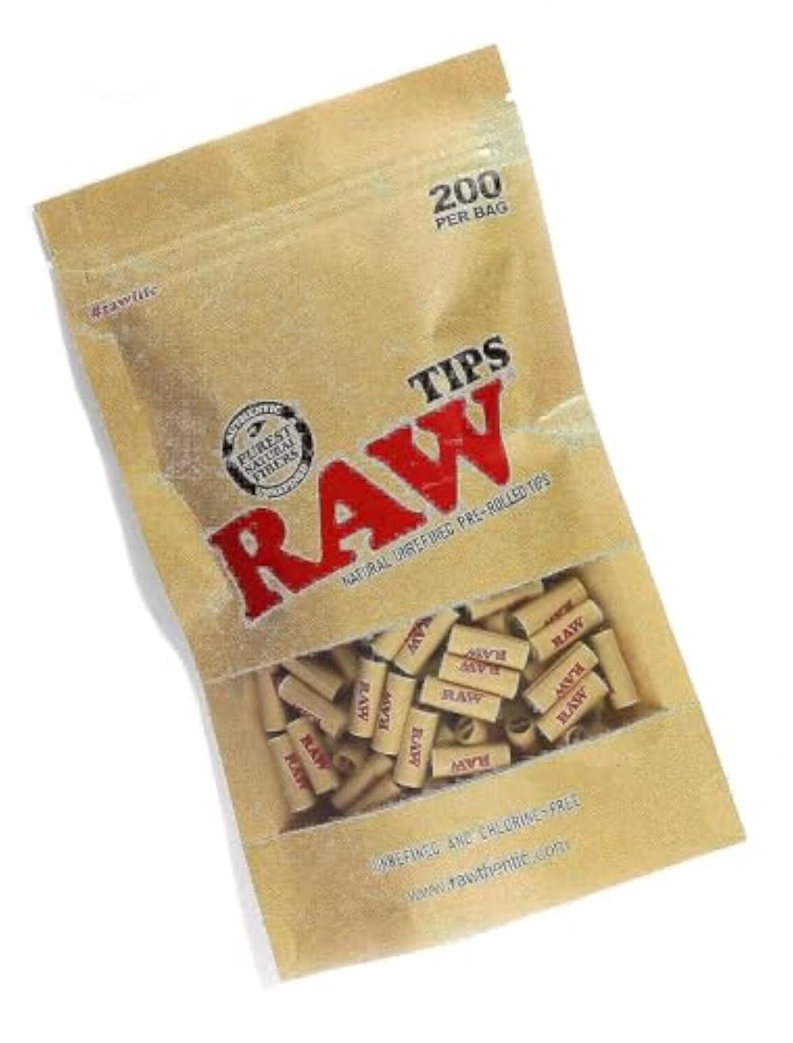 RAW Pre-Rolled Tips 200 Bag