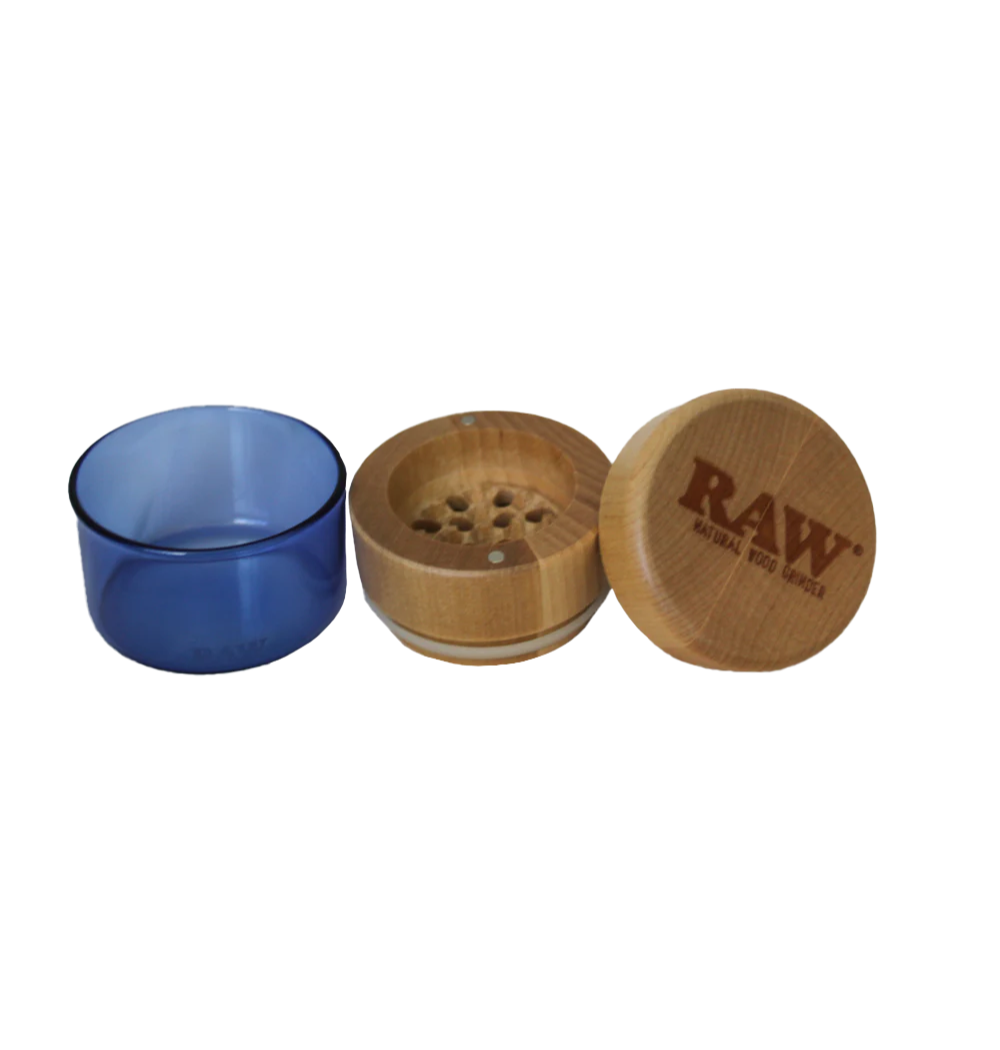 RAW Natural Wood Grinder 65mm – 3 Piece