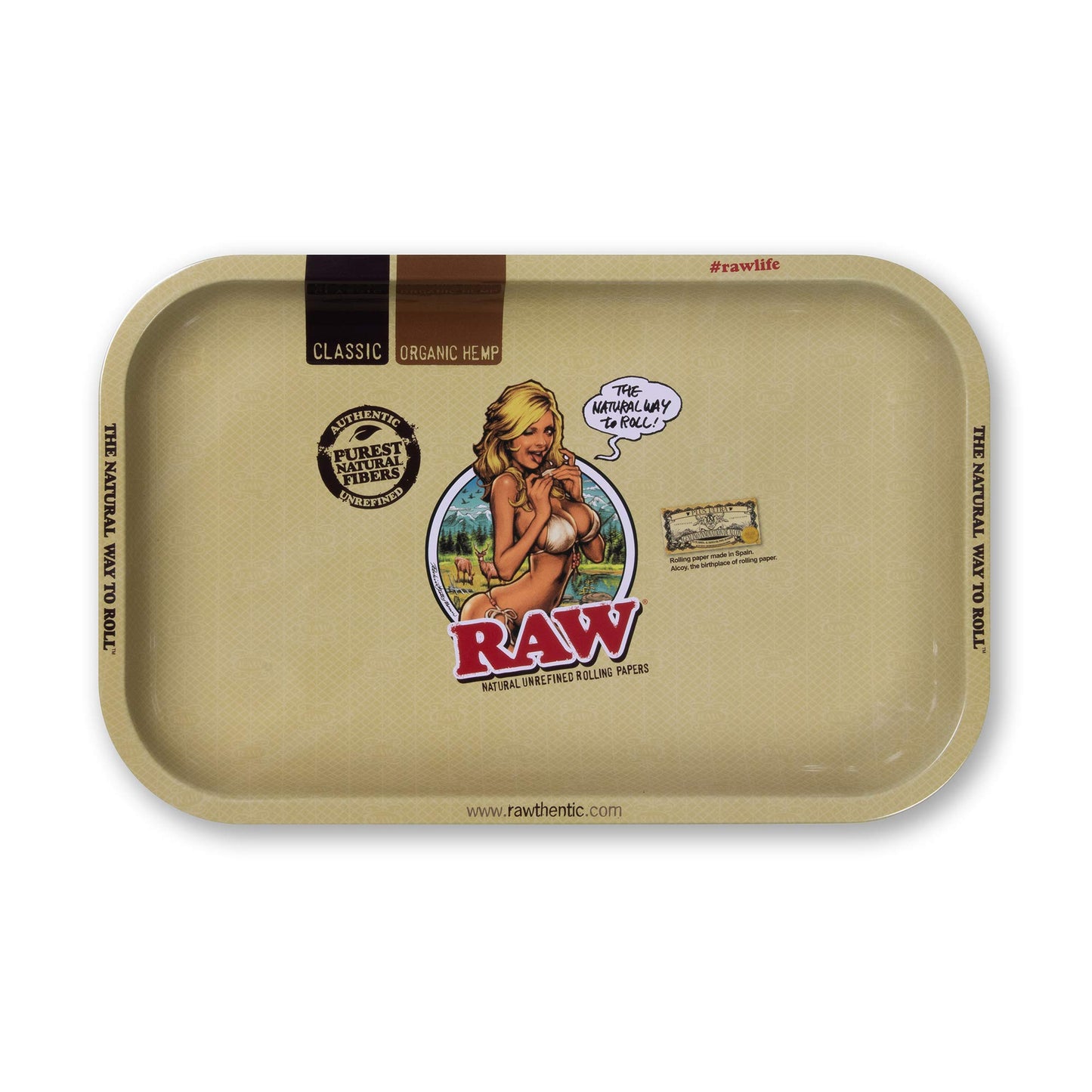 RAW Girl Rolling Tray (Small)