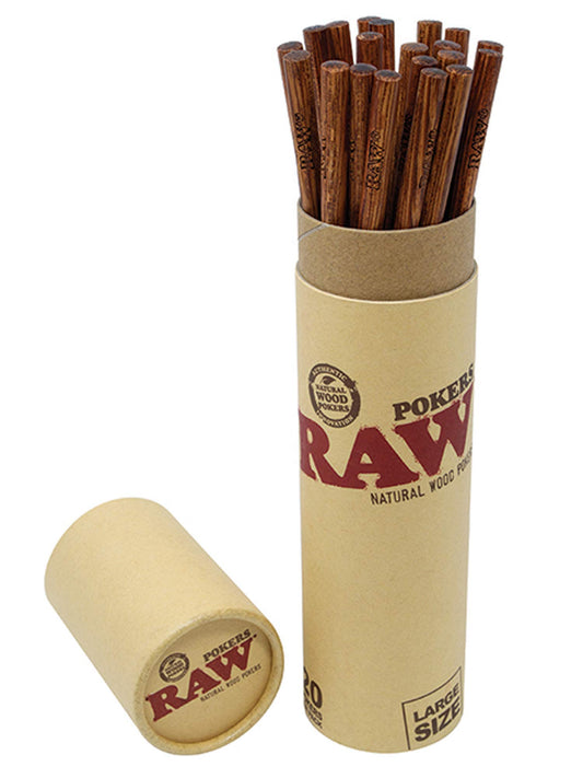 RAW Natural Wood Pokers (LARGE)