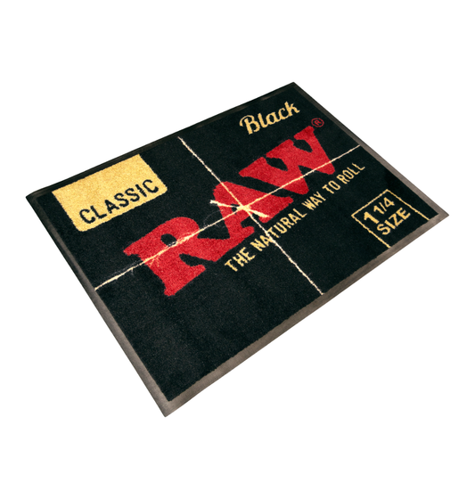 RAW Black Classic Door Mat (1¼ Size)