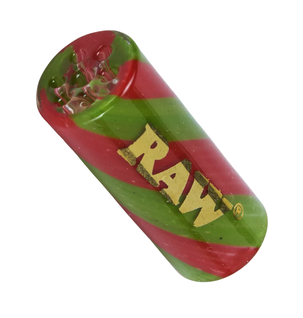 RAW Candy Cane Tips - Premium Crafted Glass Filter Tips (10mm & 12mm)