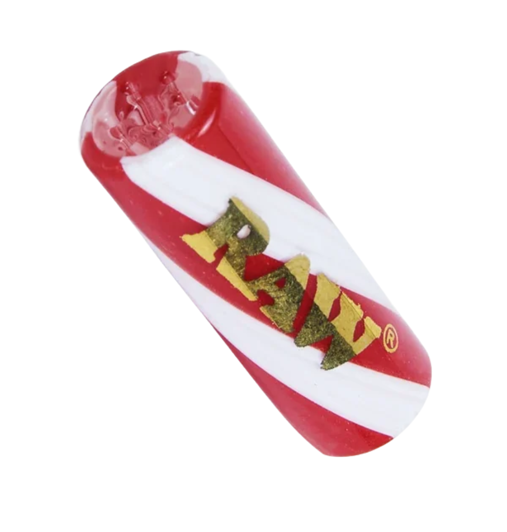 RAW Candy Cane Tips - Premium Crafted Glass Filter Tips (10mm & 12mm)