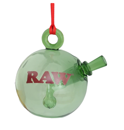 RAWLIBLAZE Holiday Glass Ornament