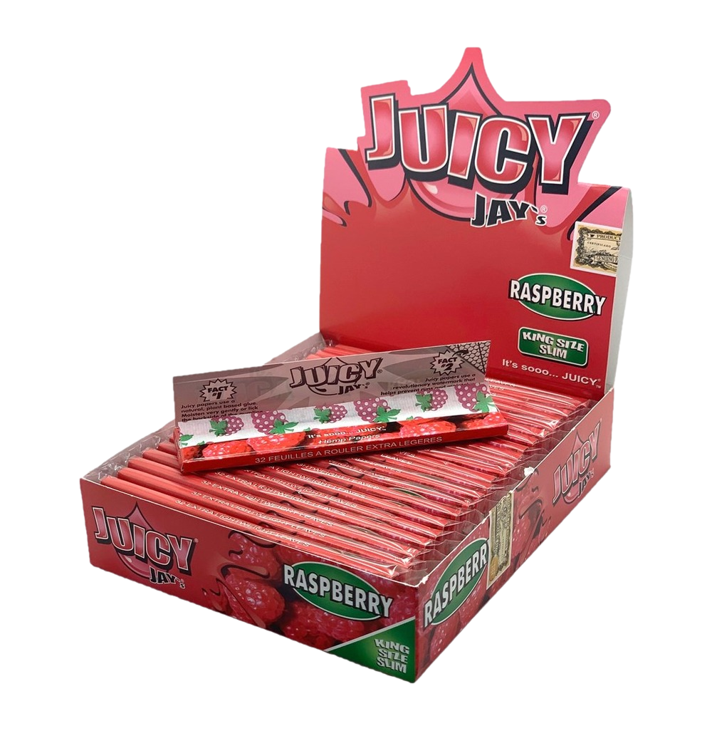 Juicy Jay’s Rolling Papers – Raspberry – King Size